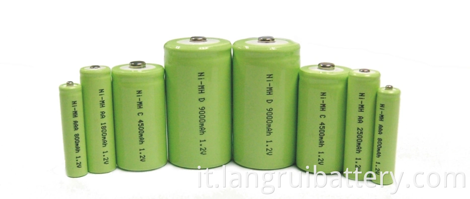 Rechargeable 1.2V NiMH Battery